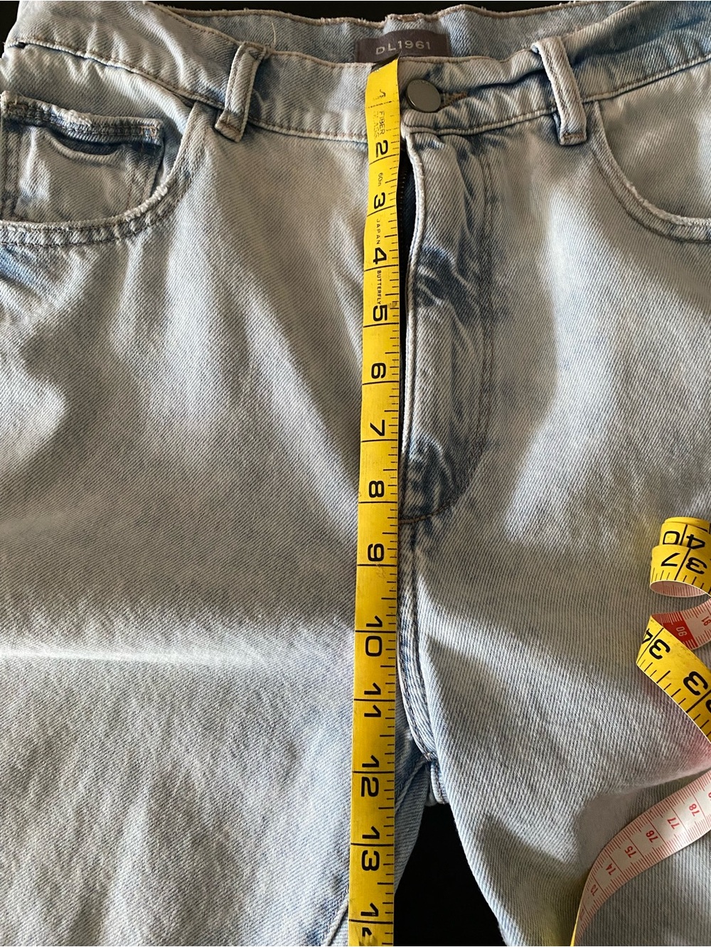 DL1961 Light Wash High-Rise Wide Leg Jeans - Picture 6 of 8